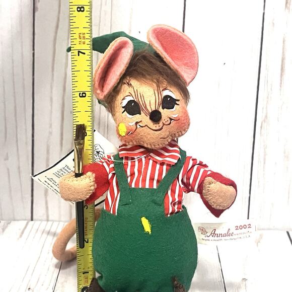 Vintage 2002 Annalee Workshop Mouse 6" with Original Tag (769403) - Picture 12 of 13